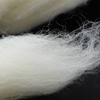 50 Gr. Charollais Wolle im Kammzug, zum Spinnen, Weben und Filzen Bild 4