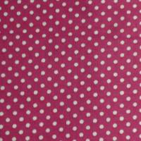 8,90 EUR/m Stoff Baumwolle - Punkte weiß auf fuchsia / pink 2mm Bild 3