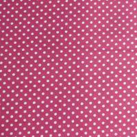 8,90 EUR/m Stoff Baumwolle - Punkte weiß auf fuchsia / pink 2mm Bild 4