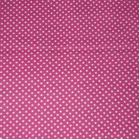 8,90 EUR/m Stoff Baumwolle - Punkte weiß auf fuchsia / pink 2mm Bild 5