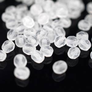 50 Matte Crystal böhmische Perlen 4mm, tschechische feuerpolierte facettierte Glasperlen DIY Glasschliff Bild 1