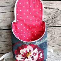 Kleine Umhängetasche Lise * Tasche * Schmetterling Blume Bild 3