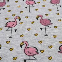 Shirt Tunika Longshirt Mädchen mit Volant "Flamingos" Geschenk Geburt Sommer Bild 2