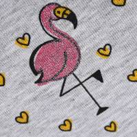 Shirt Tunika Longshirt Mädchen mit Volant "Flamingos" Geschenk Geburt Sommer Bild 4
