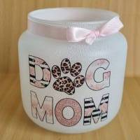 Teelichtglas "Dog Mom" Bild 1