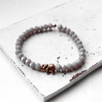 Elefant • Armband Perlen | Armschmuck | Geschenk Frau | Freundin | Schwester | Mama Bild 1
