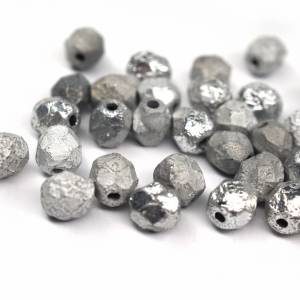 20   Etched Crystal Labrador Full böhmische Perlen 6mm, tschechische feuerpolierte facettierte Glasperlen DIY Glasschlif Bild 1