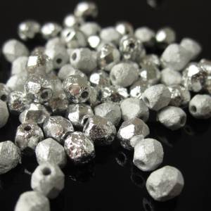 20   Etched Crystal Labrador Full böhmische Perlen 6mm, tschechische feuerpolierte facettierte Glasperlen DIY Glasschlif Bild 2