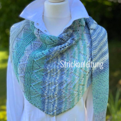 Strickanleitung Lizas Kleines Sommertuch