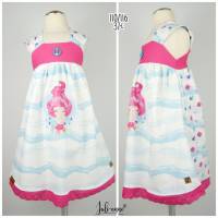 Kleid "Principessa" Meerjungfrau Hellblau - Pink Bild 1