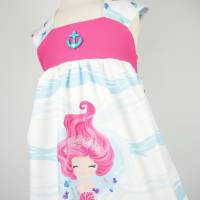 Kleid "Principessa" Meerjungfrau Hellblau - Pink Bild 2