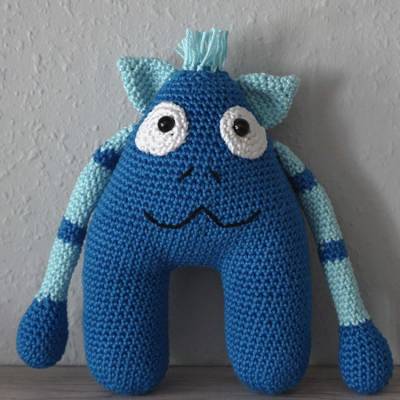 Amigurumi Häkelanleitung für das liebe Kuschelmonster Barney!