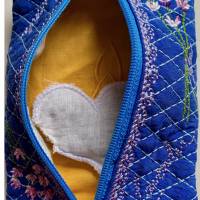 SEIDEN-TaTüTa - Tasche für Papiertaschentücher  + LavendelHerzerl Bild 2