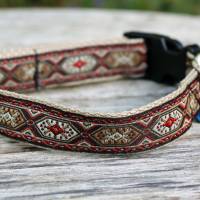 Halsband mit Klickverschluss, Hundehalsband mit verschiedenen Designs, Breiten und Größen Bild 1