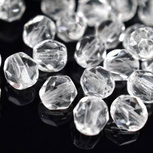20 Crystal böhmische Perlen 6mm, tschechische feuerpolierte facettierte Glasperlen DIY Glasschliff Bild 2