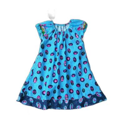 Mädchenkleid Sommerkleid Größe 86/92 - aus 1001 Nacht türkis blau
