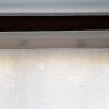 echt vintage weiße Spitzengardine, l 73 cm, b 73 cm,  Landhausgardine mit Tunneldurchzug, Scheibengardine, Vorhang, Unikat Bild 4