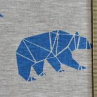 Jersey mit Eisbär Eisbären Origami Geometrisch 50 cm x 150 cm Nähen Stoff Bild 8