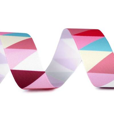 Webband Dreiecke Lila 25mm Borte