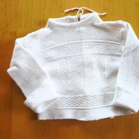 Vintage Babyflügelhemdchen Babyhemdchen in weiß aus den 70er Jahren zeitlos schön Bild 10