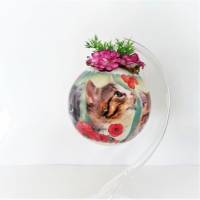 Katze Dekoration Kugel zum Aufhängen Geburtstag Geschenk Bild 3