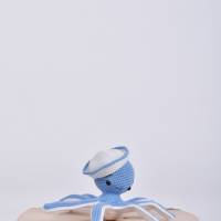 Handgefertigte gehäkelte Amigurumi Tintenfisch "Larry" aus Baumwolle, süßes Meerestier, Kuscheltier ideal als Ge Bild 6