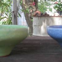 2 Keramik Schalen aus den 60er Jahren Bild 3