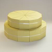 2 Stöckige Torte mit 24 Stück - Ohne Dekoration Bild 7