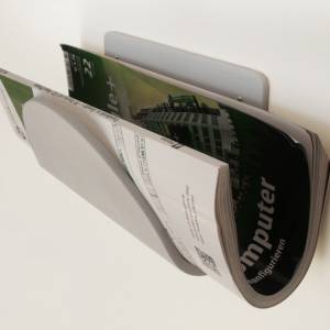 Design-Zeitungshalter, Grau Bild 1