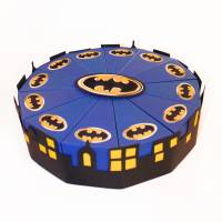 2 Stöckige Torte - Batman - 24 Stück Bild 2
