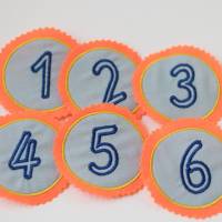 Geburtstagskrone, Stoffkrone mit wechselbaren Zahlen 1-6 Jahre und Aufbewahrungstasche Bild 4