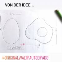 Stickdateiset "original Waltraut´s Ei-Pads" zum Herstellen von Abschminkpads Bild 4