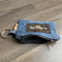 Kleines Mäppchen aus Jeans Upcycling, Schlüsselmäppchen, Portemonnaie, Schlüsseltasche Bild 2
