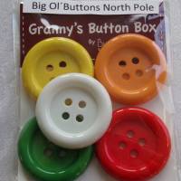 Buttons Galore Knöpfe   rund und groß    (1 Pck.)    Big Ol´Buttons North Pole Bild 1