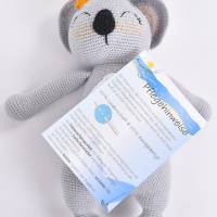 Handgefertigte gehäkelte Kuscheltier Koala "Kiki" aus Baumwolle, süßes Geschenk für Kinder zu Ostern Bild 9