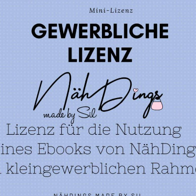Mini-Lizenz zur gewerblichen Nutzung eines Ebooks für 1 Jahr