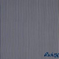 0,5m Baumwolle Streifen Marine Bild 1