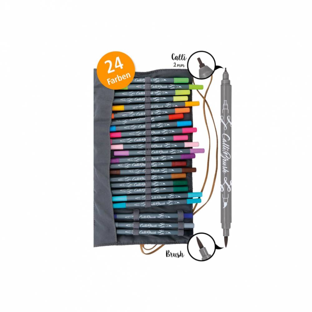 Kalligrafie Brush-Pens 24 Farben Bild 1