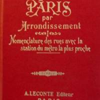 Plan De Paris par Arrondissement -ca. 1955,A.Leconte Editieur Paris. Bild 1