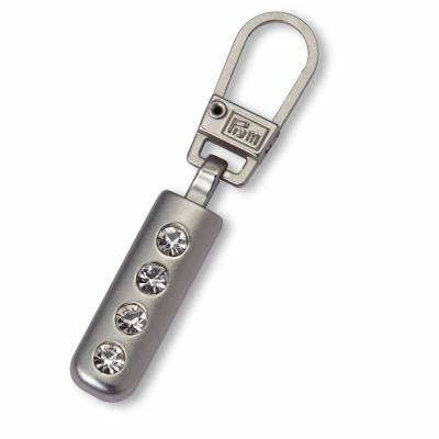 Zipper Prym fashion 482301 für Reißverschluss silberfarben mit Strass