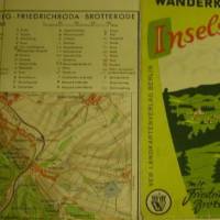 VEB Landkartenverlag DDR 1957 - Wanderkarte Inselberg mit Friedrichroda u. Brotterode Bild 3