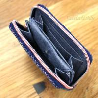 Portemonnaie Mini Mynta  - Mini Geldbeutel mit umlaufenden Reißverschluss - Unikat aus Tragetuch Bild 7