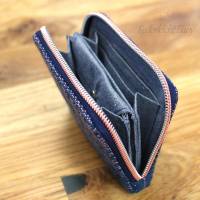 Portemonnaie Mini Mynta  - Mini Geldbeutel mit umlaufenden Reißverschluss - Unikat aus Tragetuch Bild 8