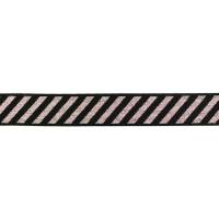 Gummibänder-25 mm-50 cm- Meterware-Glitzer-mit schwarzen Diagonalstreifen-8 verschiedene Farbvarianten Bild 7