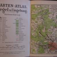 Wanderführer: Tegel und Umgebung mit Karten-Atlas.- Geographisches Institut/Landkartenverlag ca.1915/20 Bild 2