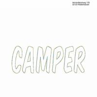 Trapunto - Stickdatei "Camper" für alle Camping Fans Bild 2