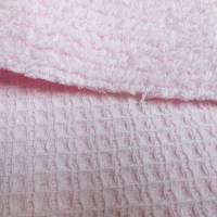 Waffelpique mit Terry-Back Baumwolle rosa (1m/14,-€) Bild 3