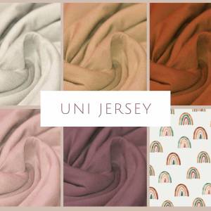 ab 50cm Uni Jersey in weicher, fester Qualität - verschiedene Farbtöne Bild 1