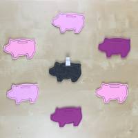 Geldgeschenk Glücksschwein; Geldverpackung; Geschenkanhänger Schwein; Geldgeschenke; Geldscheinschwein Bild 1