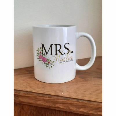 Tasse Mrs. - frisch verheiratet